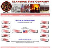 Tablet Screenshot of clarencefire.com
